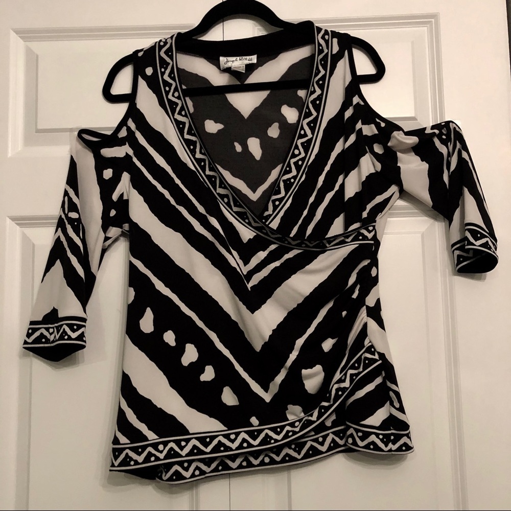 Joseph Ribkoff Cold Shoulder Top